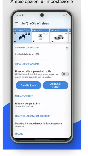 Bluetooth Audio Connect Widget screenshot