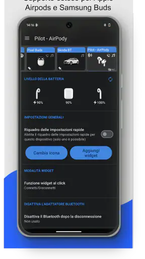 Bluetooth Audio Connect Widget screenshot