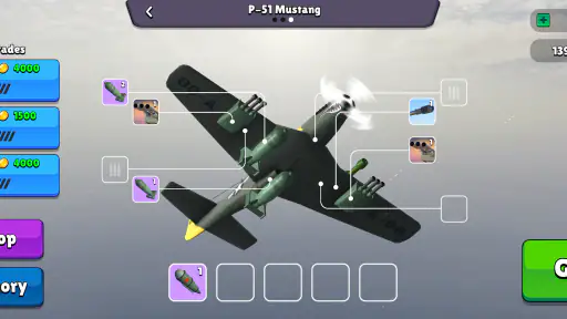 Bomber Ace: WW2 war plane game screenshot