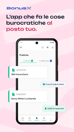 BonusX - I bonus in tasca screenshot