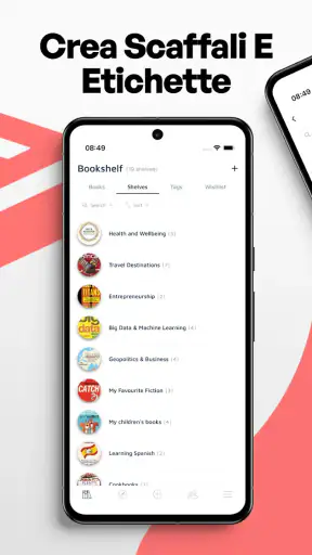 Bookshelf-Biblioteca virtuale screenshot