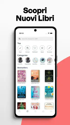 Bookshelf-Biblioteca virtuale screenshot