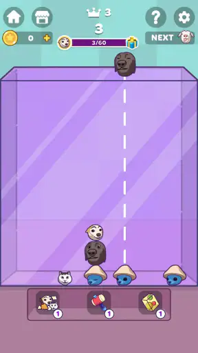 Brainrot Merge - Drop Puzzle screenshot