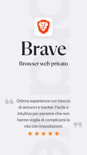Brave Browser Web VPN Privato screenshot