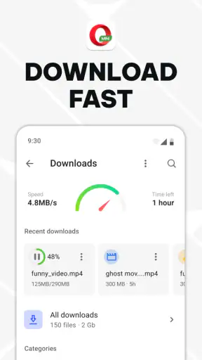 Browser Opera Mini screenshot