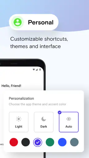 Browser Opera Mini beta screenshot