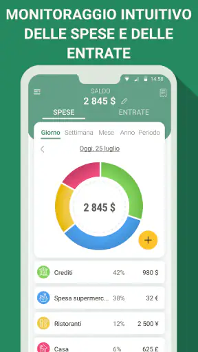Budget e finanze - spese screenshot