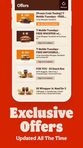 Burger King screenshot