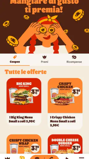Burger King Italia screenshot