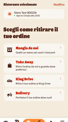 Burger King Italia screenshot