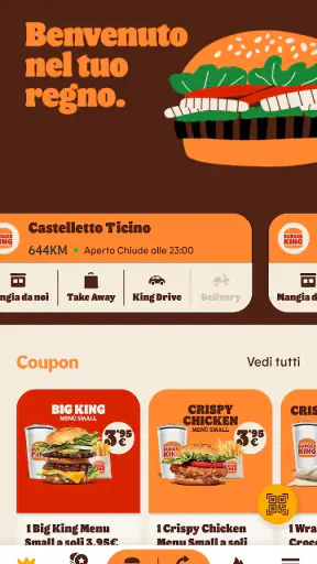 Burger King Italia screenshot