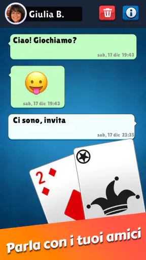 Burraco classico carte online screenshot