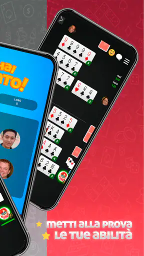 Burraco Italiano Online: Carte screenshot