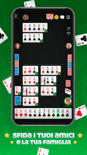Burraco Italiano Online: Carte screenshot