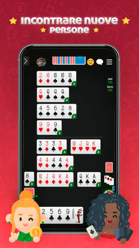 Burraco Italiano Online: Carte screenshot