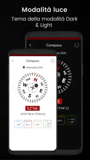 bussola digitale app screenshot