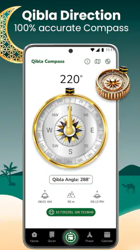 Bussola Qibla- Direzione Qibla screenshot