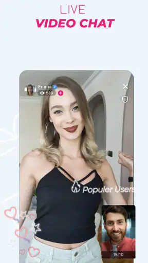 Cafe - Live video chat screenshot