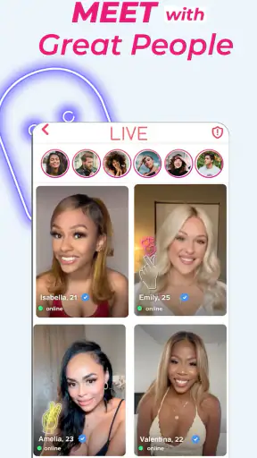 Cafe - Live video chat screenshot