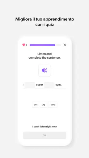 Cake: Impara inglese & coreano screenshot