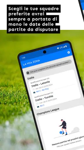 Calcio e TV: Le partite in TV screenshot