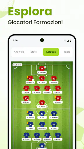 Calcio in diretta - Partite screenshot