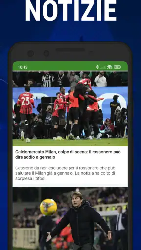 Calcio in diretta Serie A screenshot