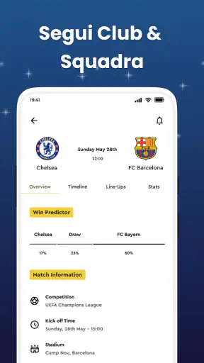 Calcio Risultati - Live score screenshot