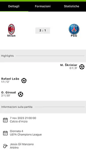 Calcionews24 screenshot