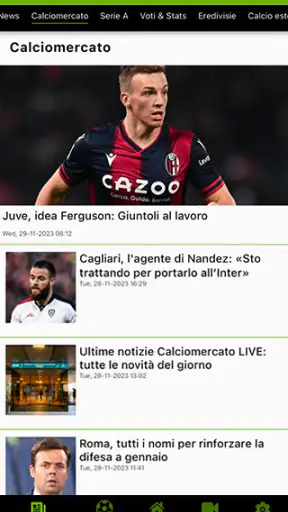 Calcionews24 screenshot