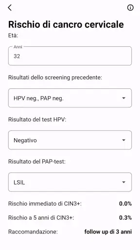 Calcolatrice Ostetrica screenshot