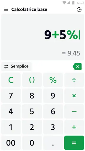 Calcolatrice Semplice screenshot