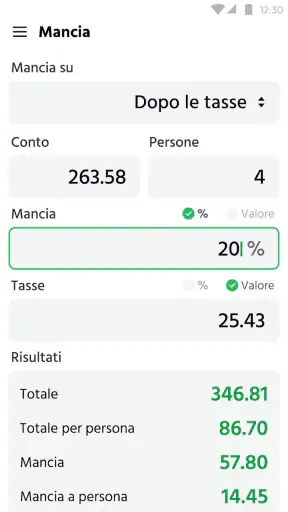 Calcolatrice Semplice screenshot