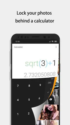 Calculator - photo vault screenshot