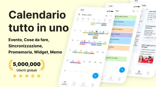 Calendario, Agenda Giornaliera screenshot