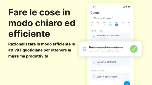 Calendario, Agenda Giornaliera screenshot
