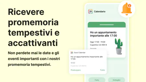Calendario, Agenda Giornaliera screenshot