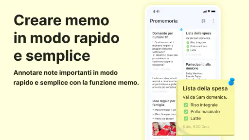 Calendario, Agenda Giornaliera screenshot