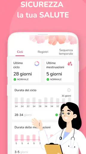 Calendario Ciclo Mestruale screenshot
