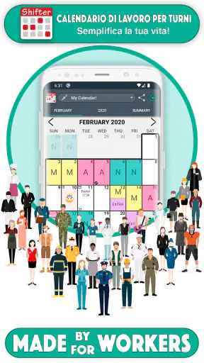 Calendario di Lavoro per turni screenshot