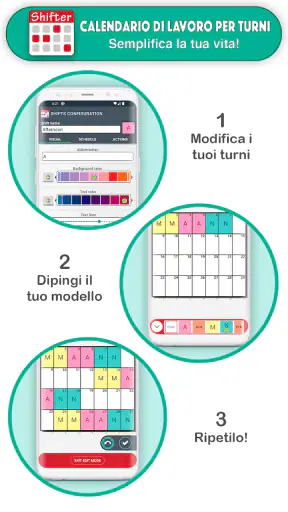 Calendario di Lavoro per turni screenshot