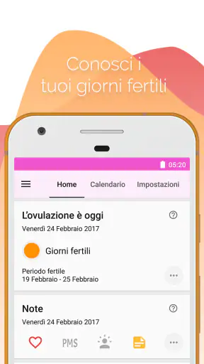 Calendario Mestruale Lilly screenshot