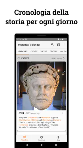 Calendario Storico screenshot