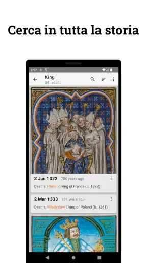 Calendario Storico screenshot