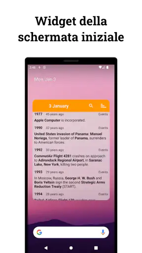 Calendario Storico screenshot
