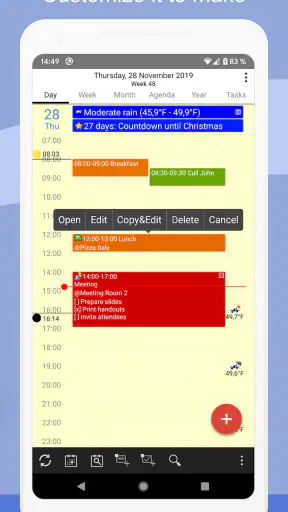 CalenGoo Calendario e attività screenshot