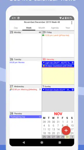CalenGoo Calendario e attività screenshot