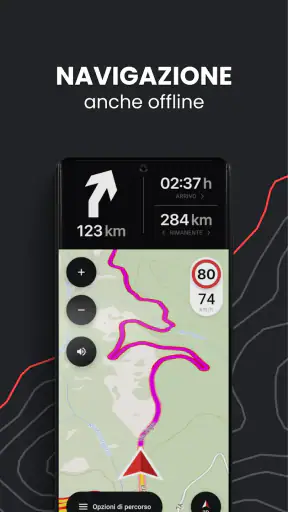 calimoto — navigatore per moto screenshot