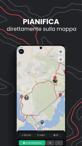 calimoto — navigatore per moto screenshot
