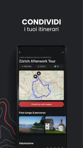 calimoto — navigatore per moto screenshot